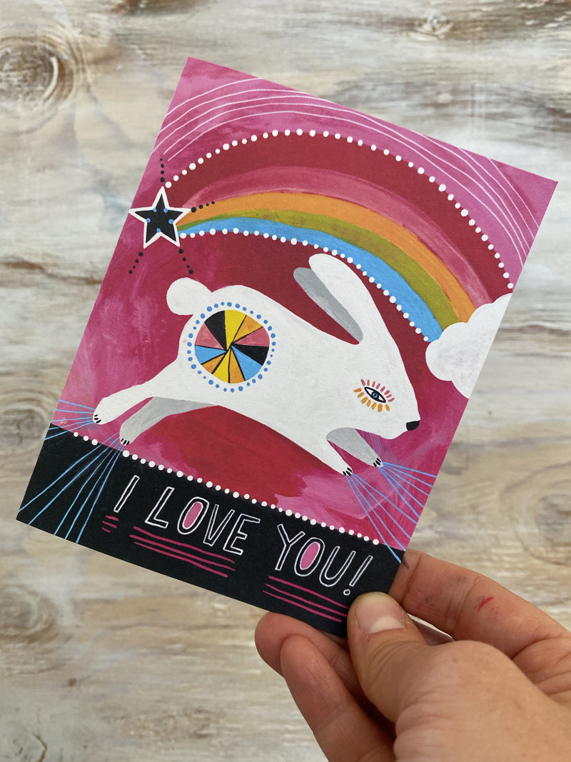 I Love You Bunny Card