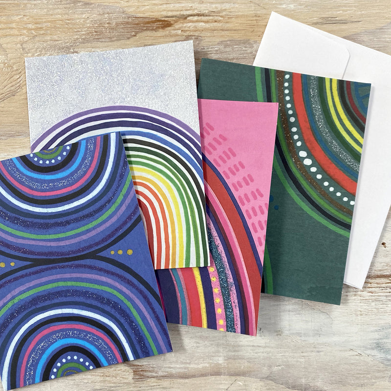 Rainbow Cards - Pack of 8