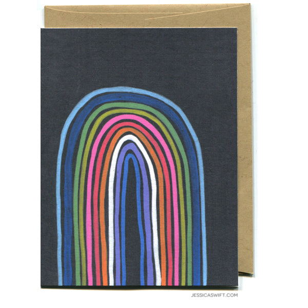 Rainbow Cards - Pack of 10 assorted